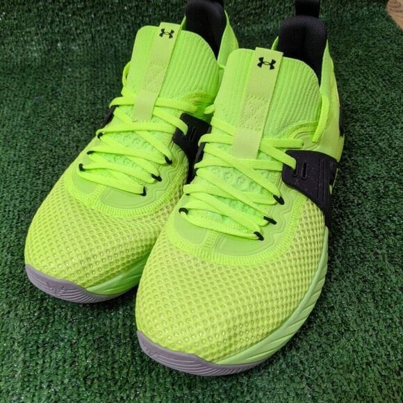 Under Armour Project Rock 4 Training Shoes Green 3023695-303 Men’s Size 11 - Picture 1 of 8